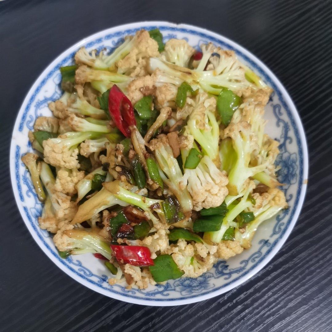 和饭店一个味道的干锅花菜