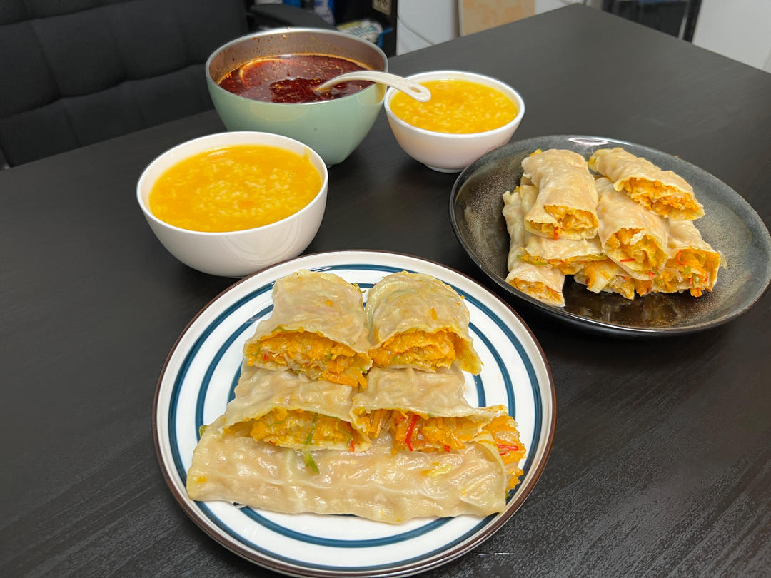 陕西深夜食堂，南瓜纸卷。