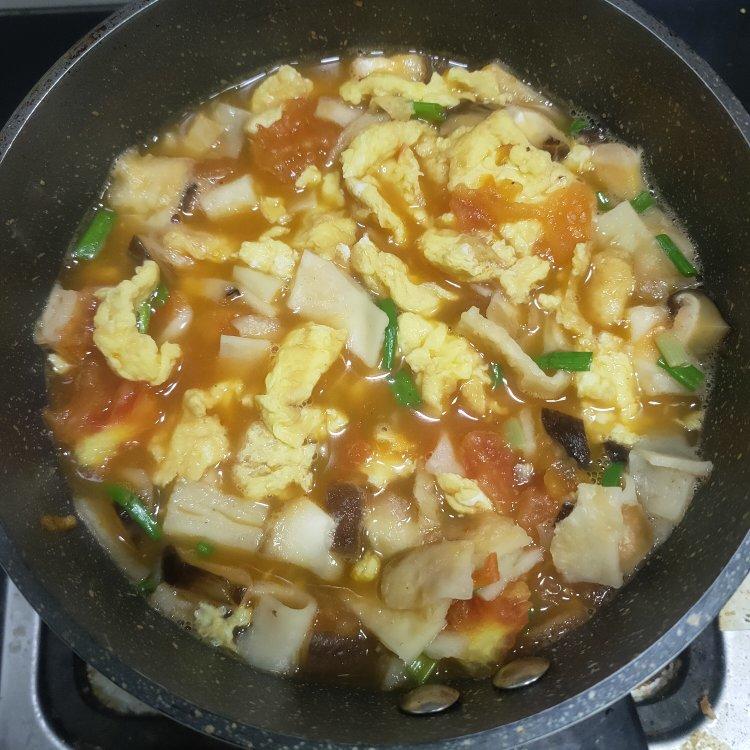 恨不得抱着锅舔的番茄鸡蛋面