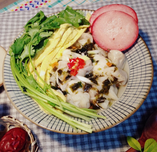 燕皮馄饨鱼丸汤