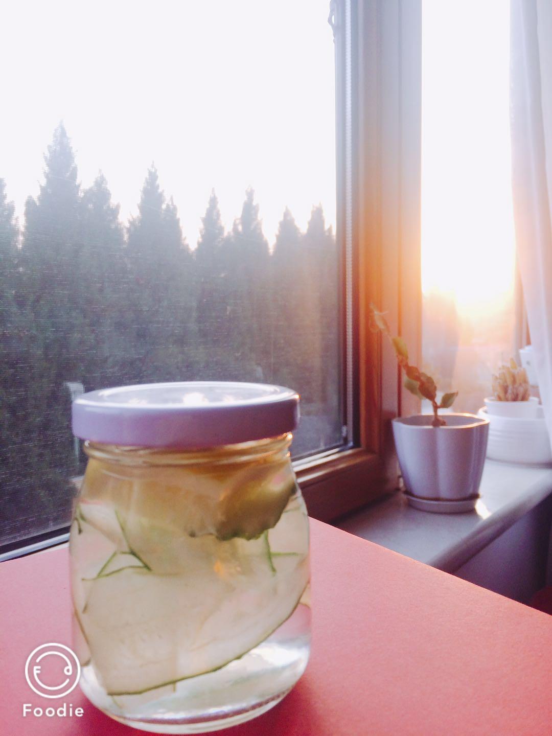 detox water 自制排毒养颜水 健康饮料 果蔬泡汁