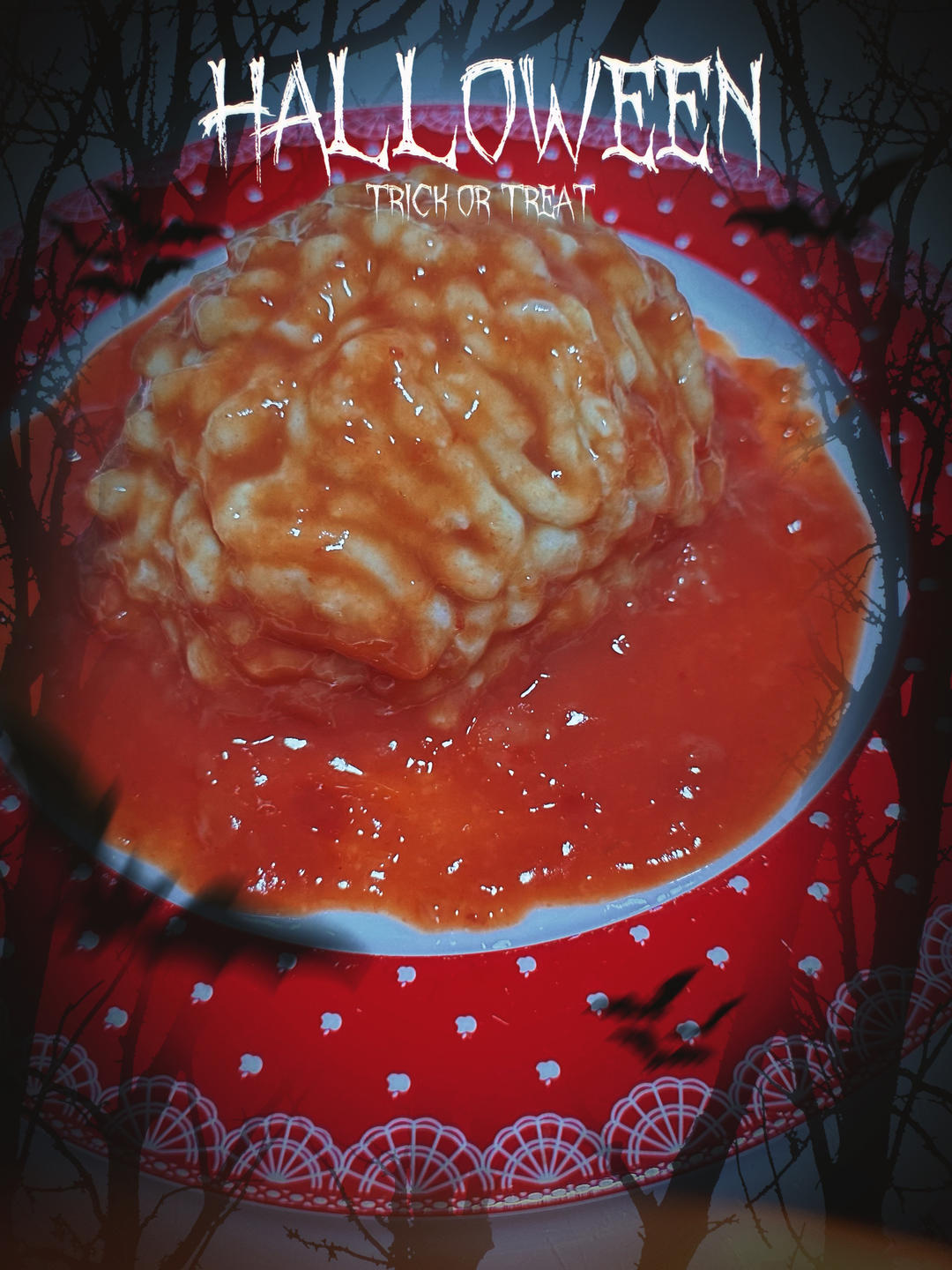 万圣节大脑蛋糕极简版！！！不用翻糖与奶油！！