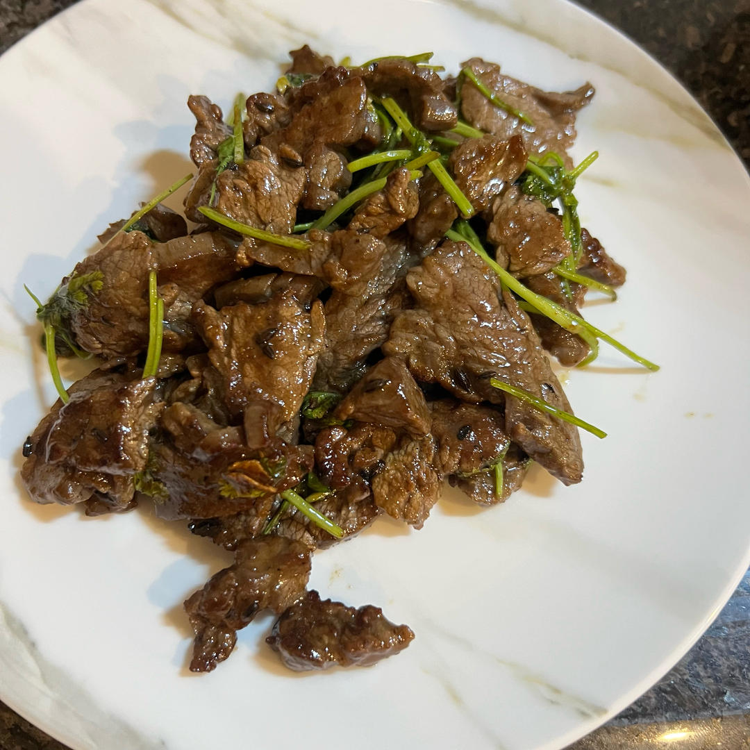 香菜牛肉