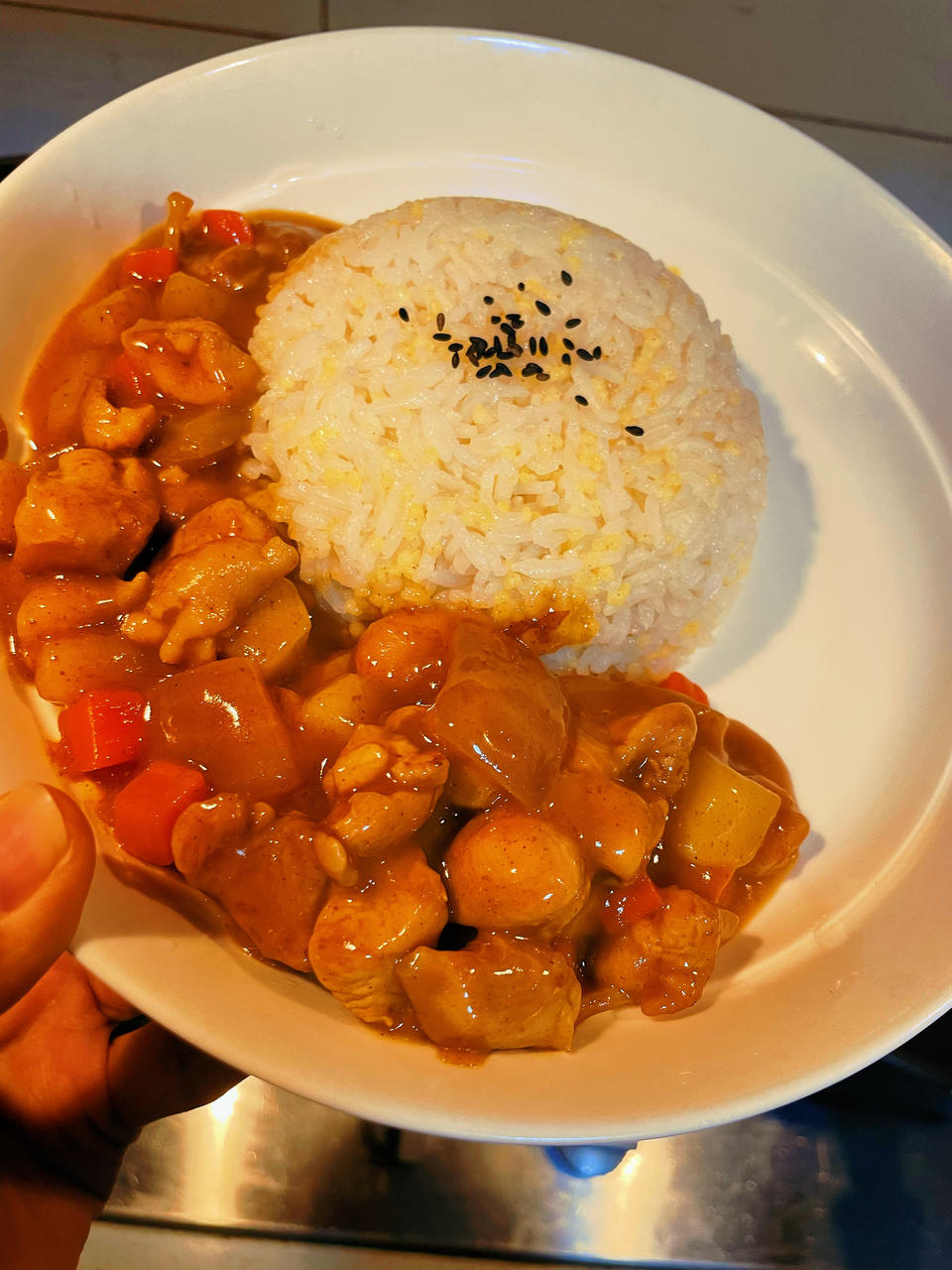 咖喱鸡肉饭
