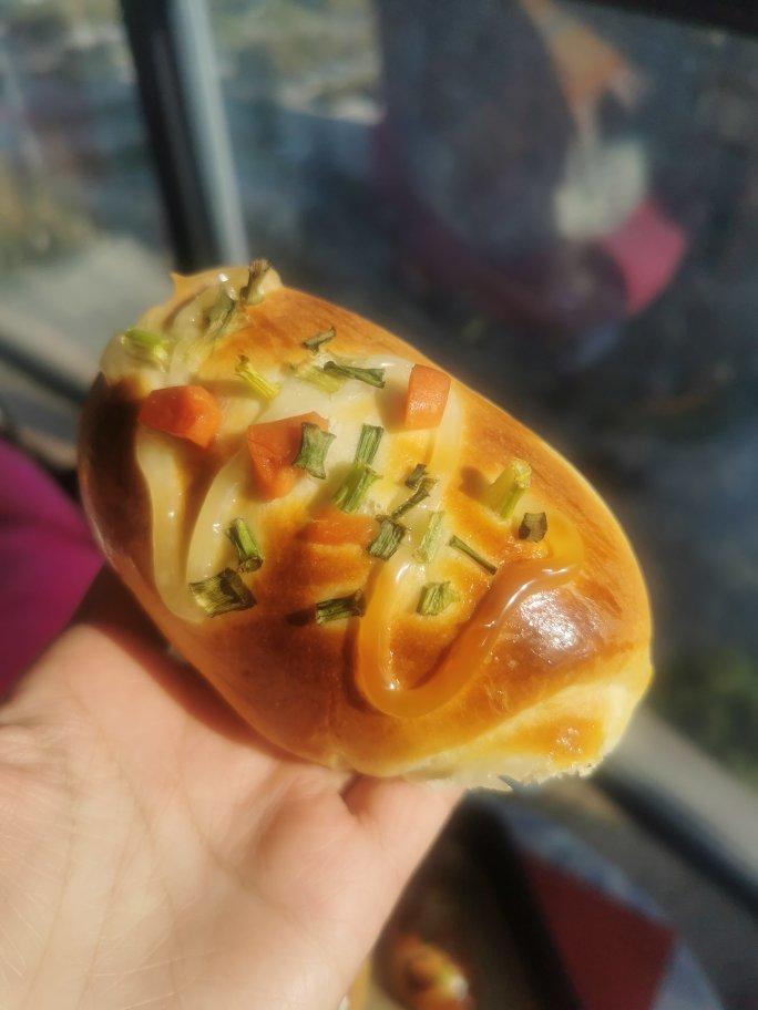 香葱火腿肉松面包
