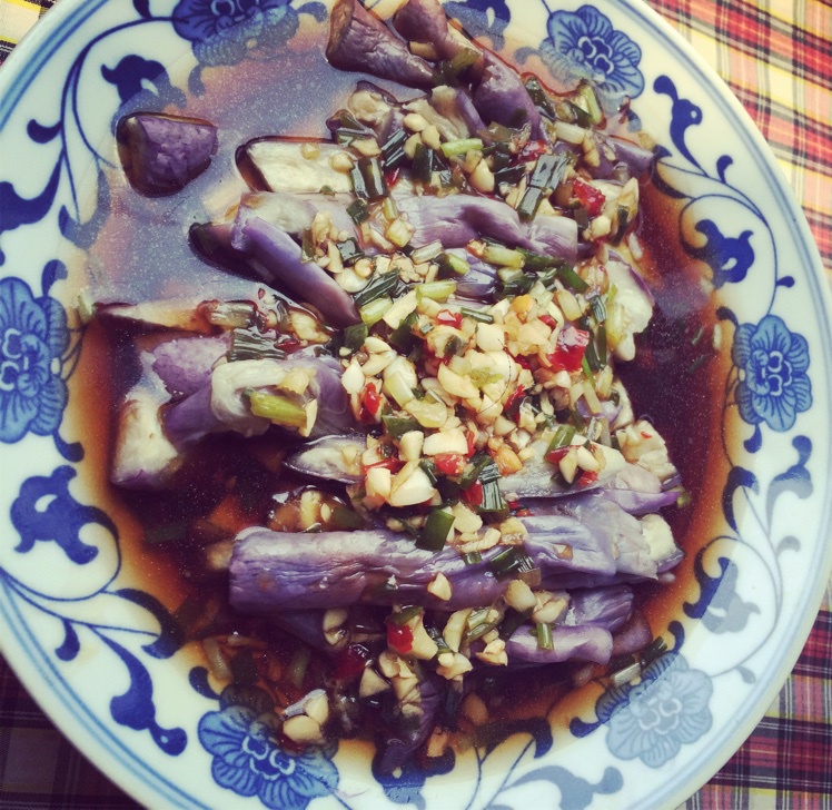 凉拌蒸茄子