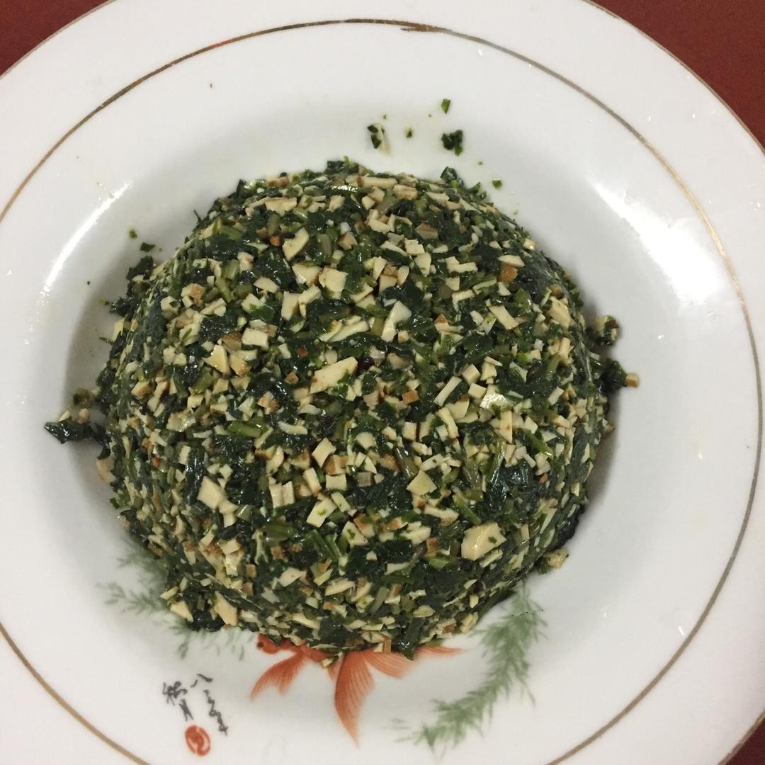 凉拌香干马兰头