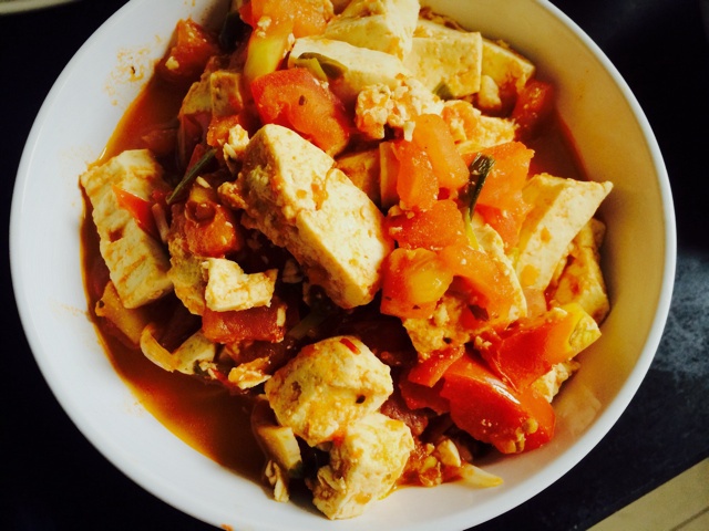 番茄豆腐