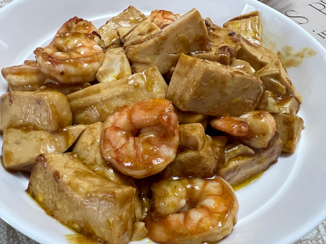 虾仁豆腐🍤