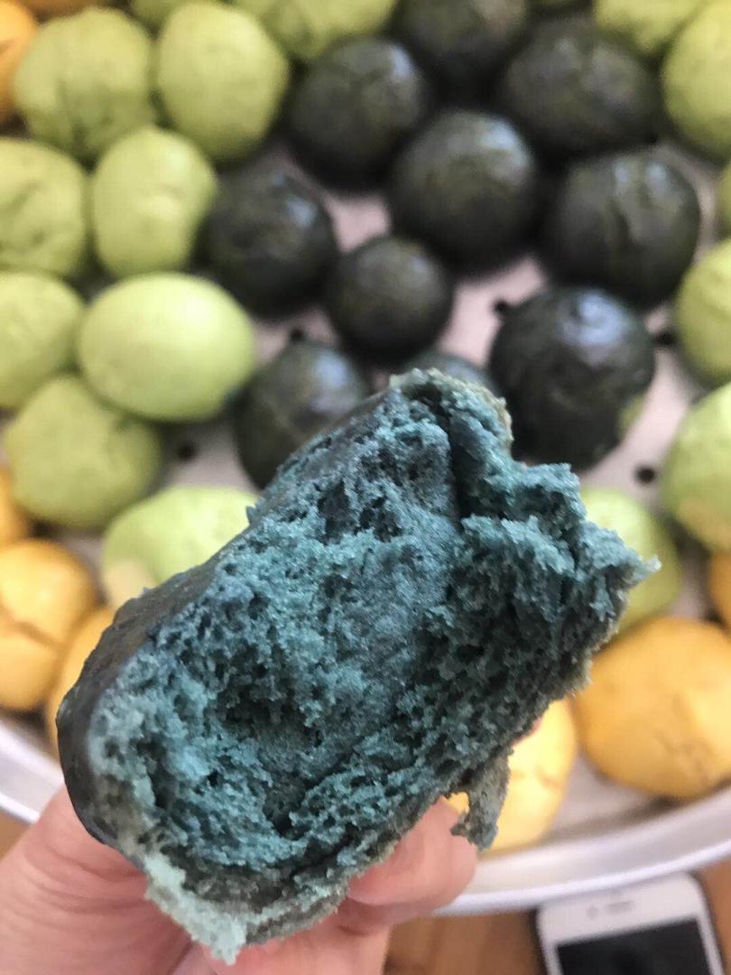 奶香紫薯馒头