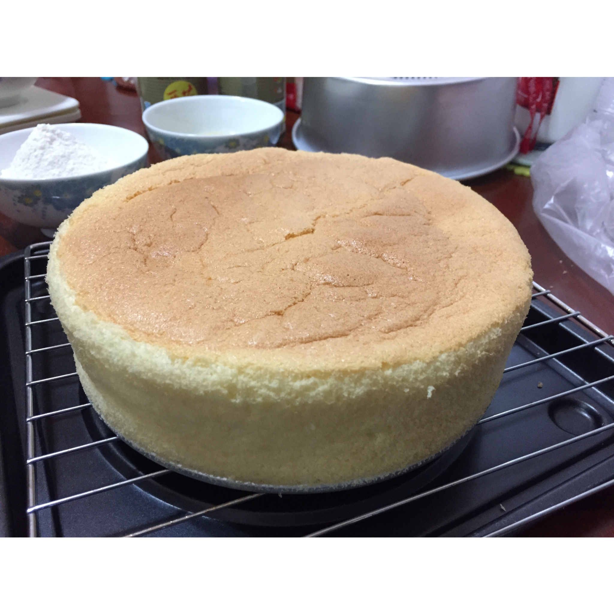八寸戚风蛋糕