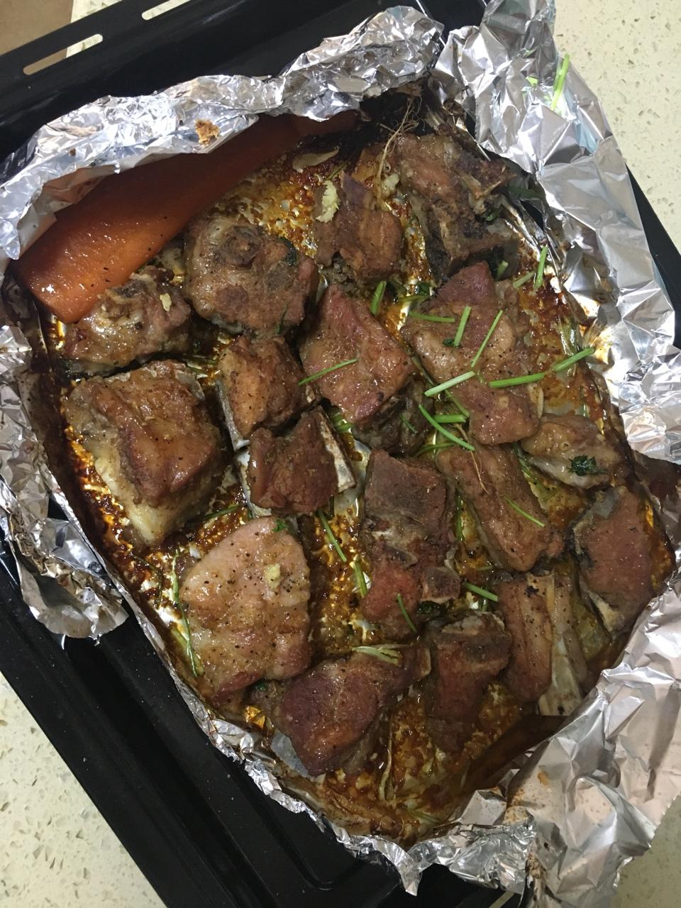 香到骨头里的蒜香排骨（烤箱）