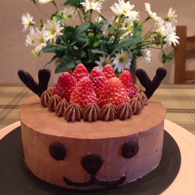 圣诞节-萌萌哒小麋鹿蛋糕