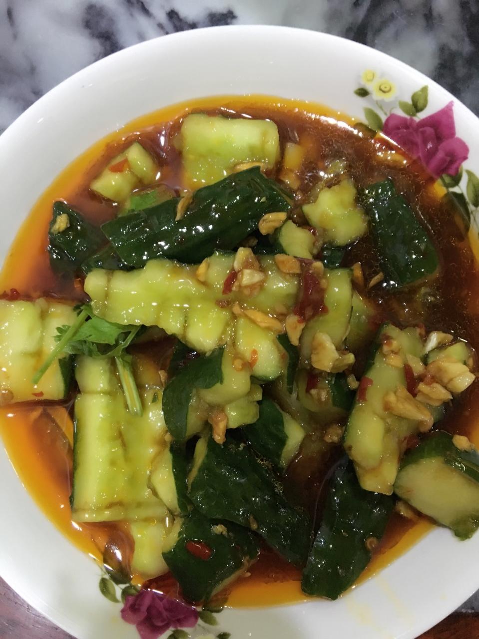 shaoyan做的凉拌黄瓜