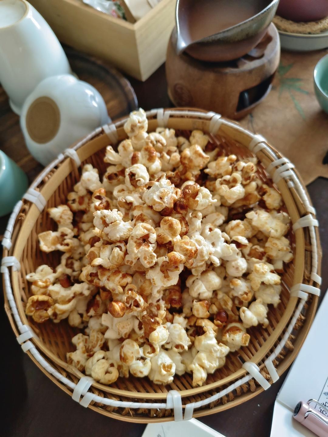 家庭爆米花🍿，奶香味十足