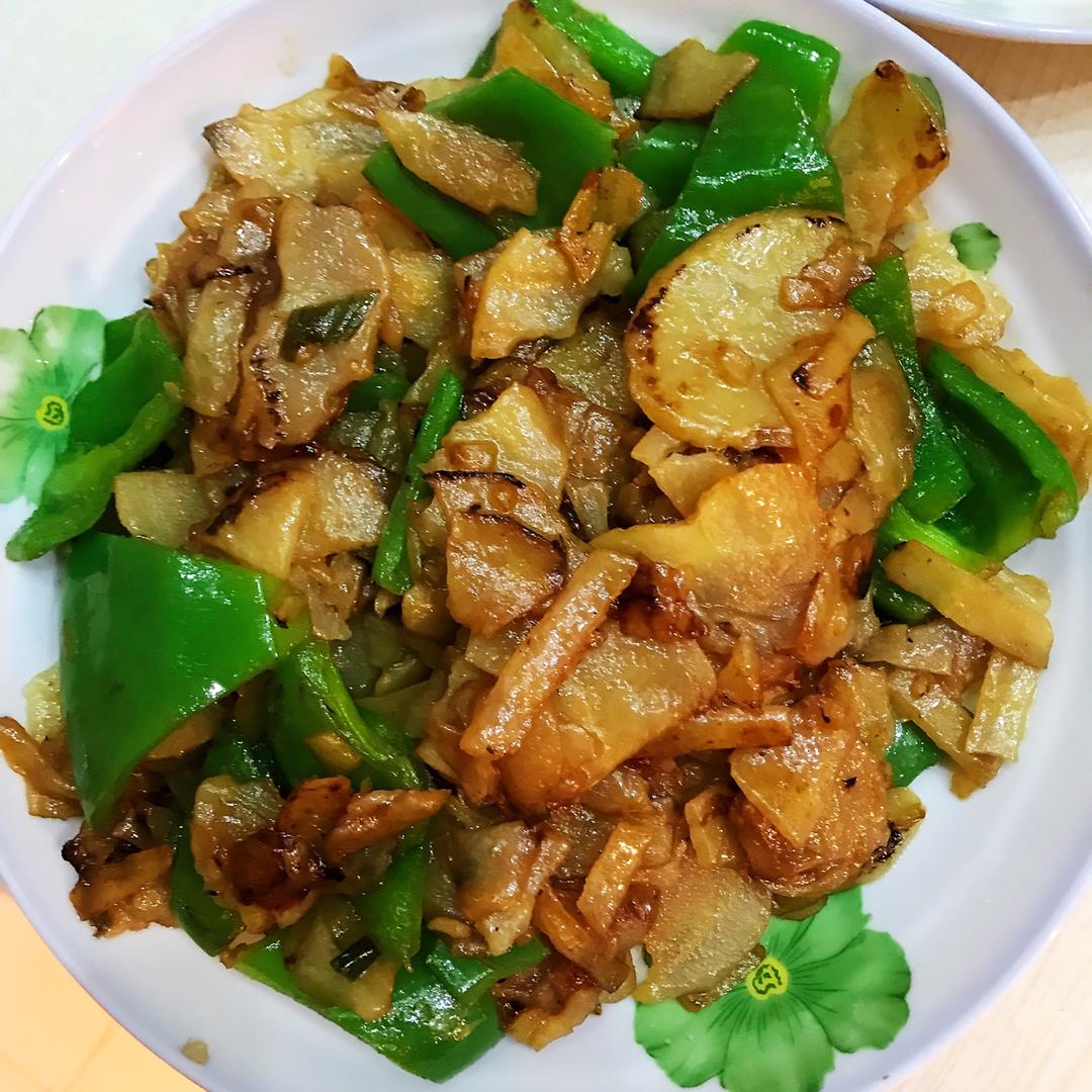 土豆片炒青椒（懒人清淡版）