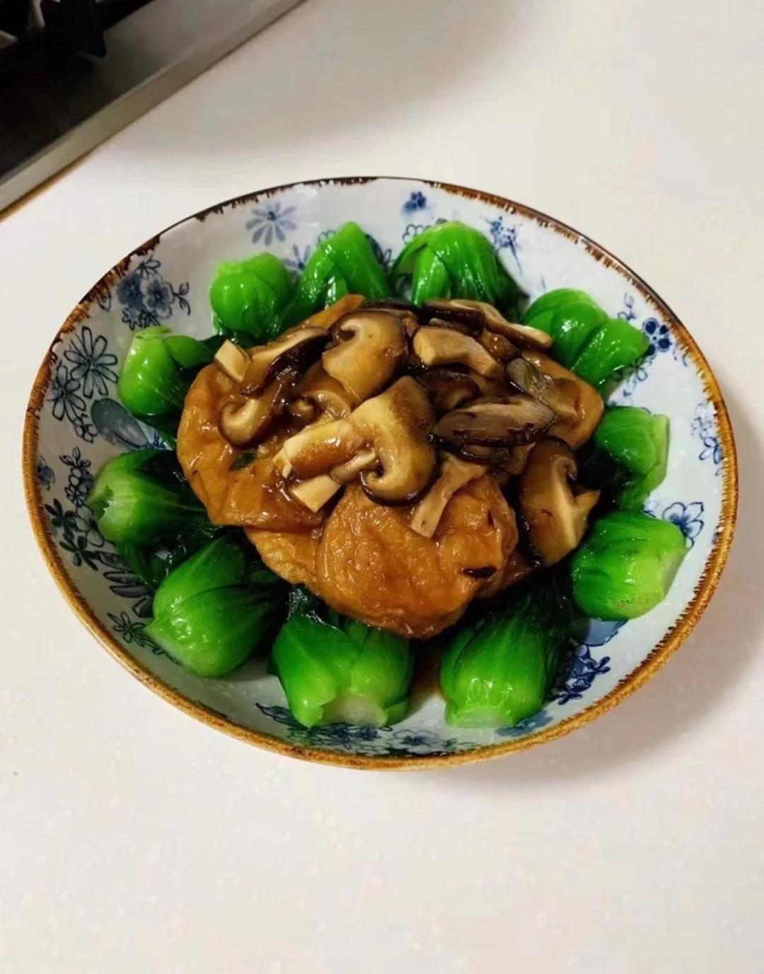 香菇油面筋的做法