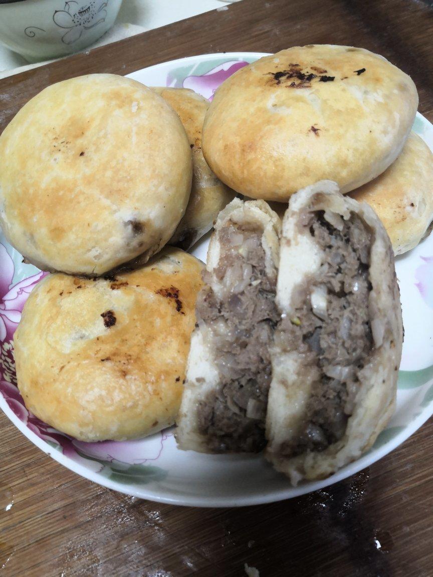 烤箱版牛肉油酥火烧