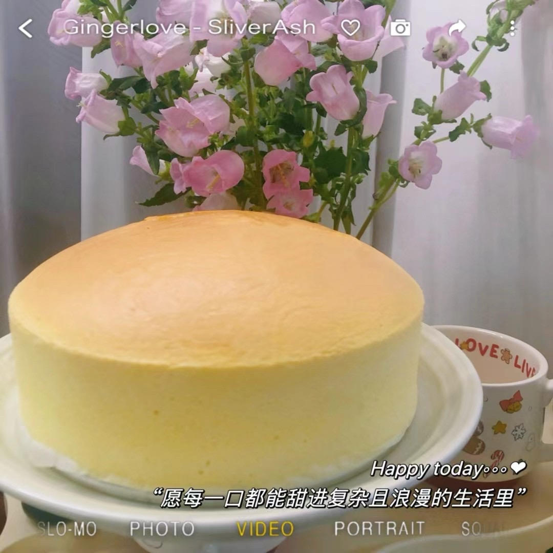 轻乳酪蛋糕（瑞可爷爷同款）网红轻乳酪