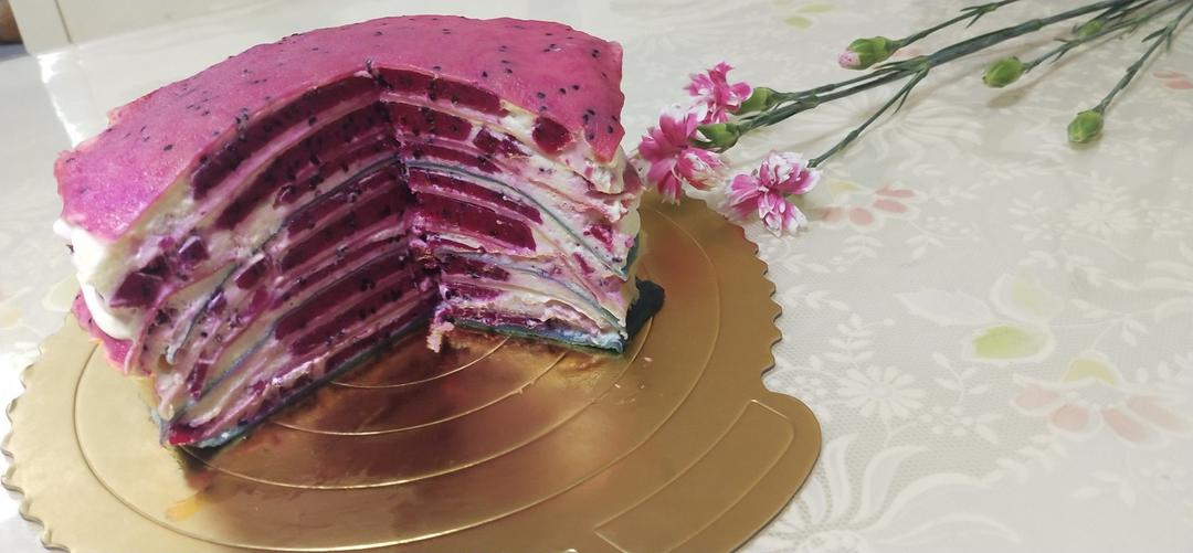 芒果千层蛋糕，100%成功告别煎皮无能