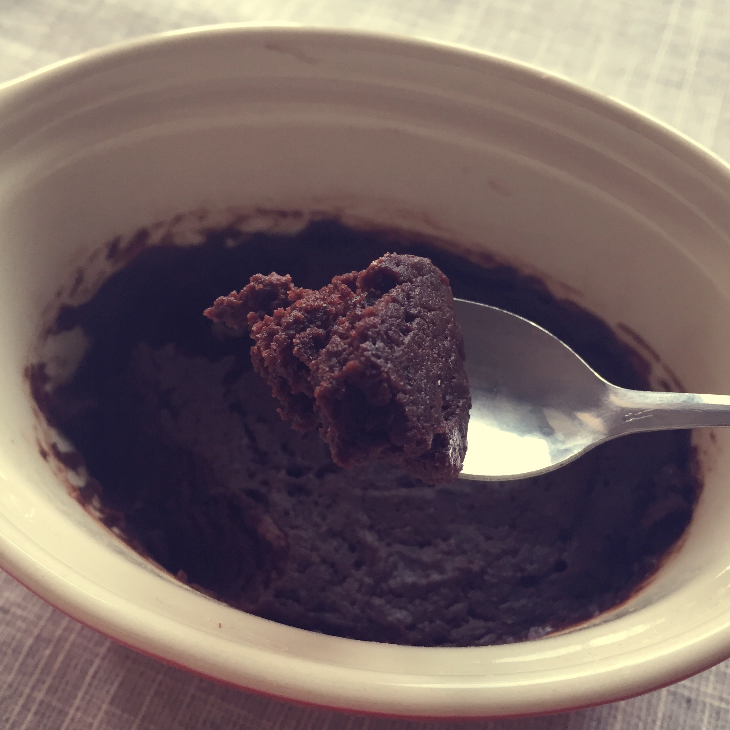 1分钟微波炉布朗尼brownie