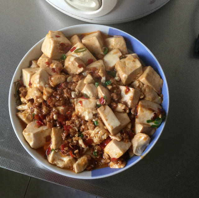 红烧肉末豆腐