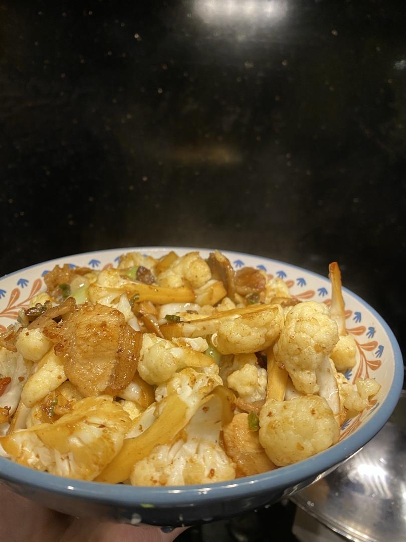 超级下饭的干煸花菜