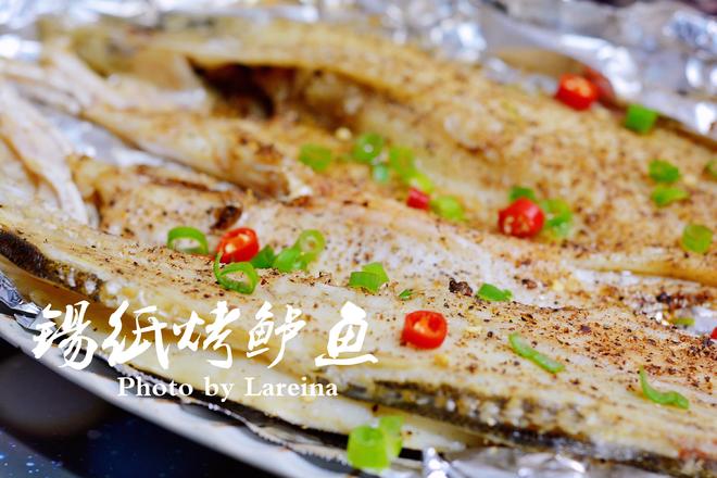 减脂餐🥳锡纸烤鲈鱼的做法