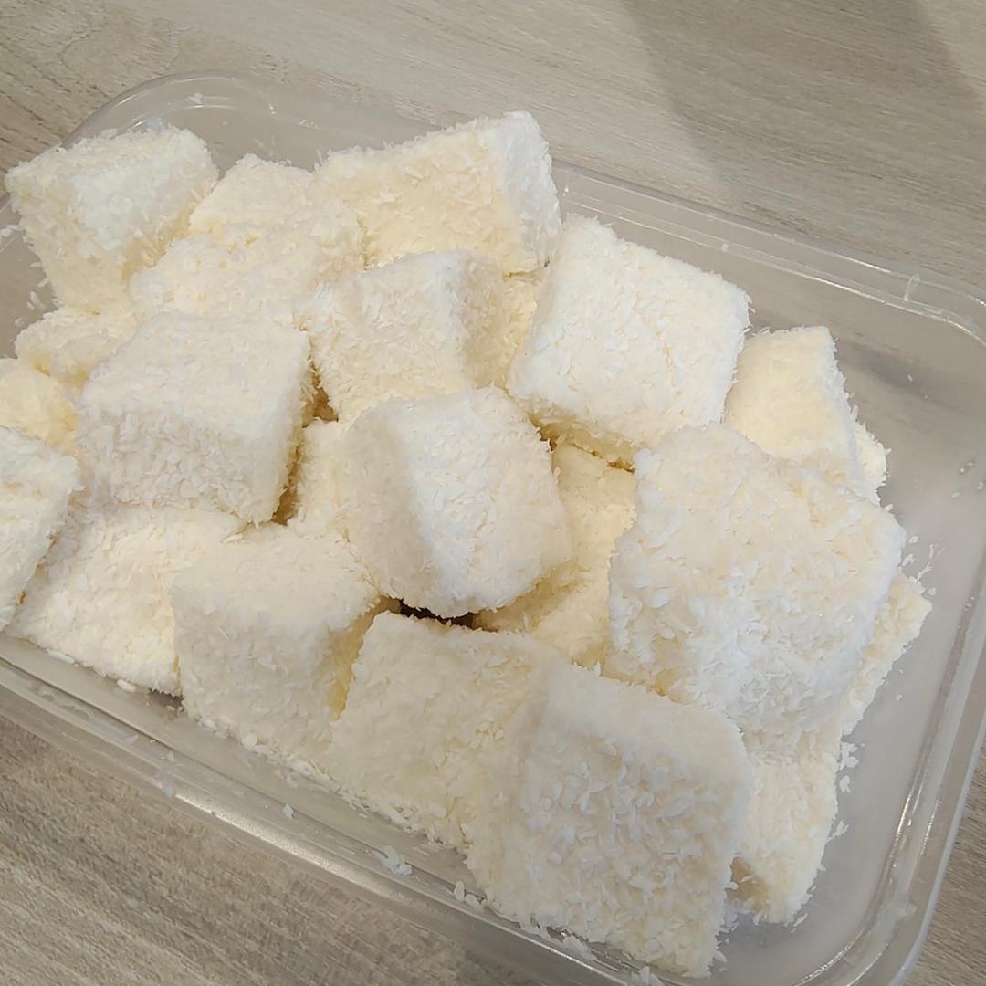 二晴帅比做的椰奶冻