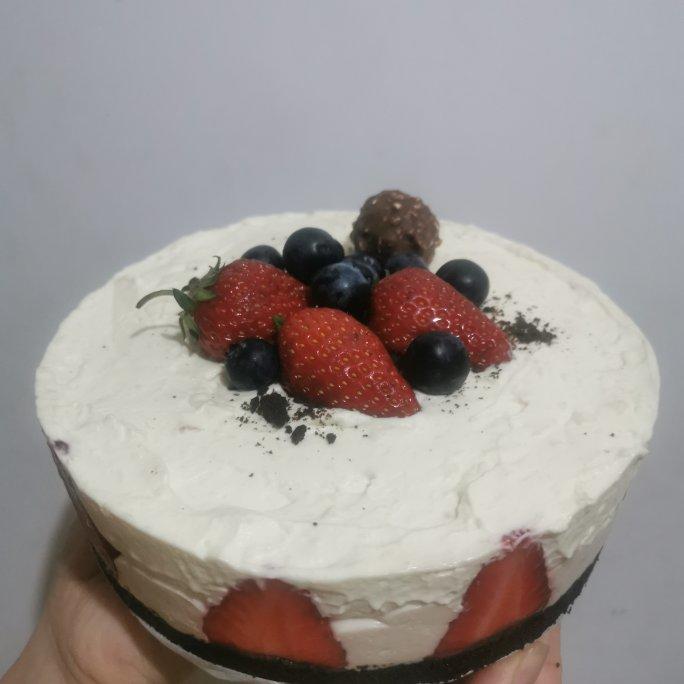 草莓➕蓝莓慕斯