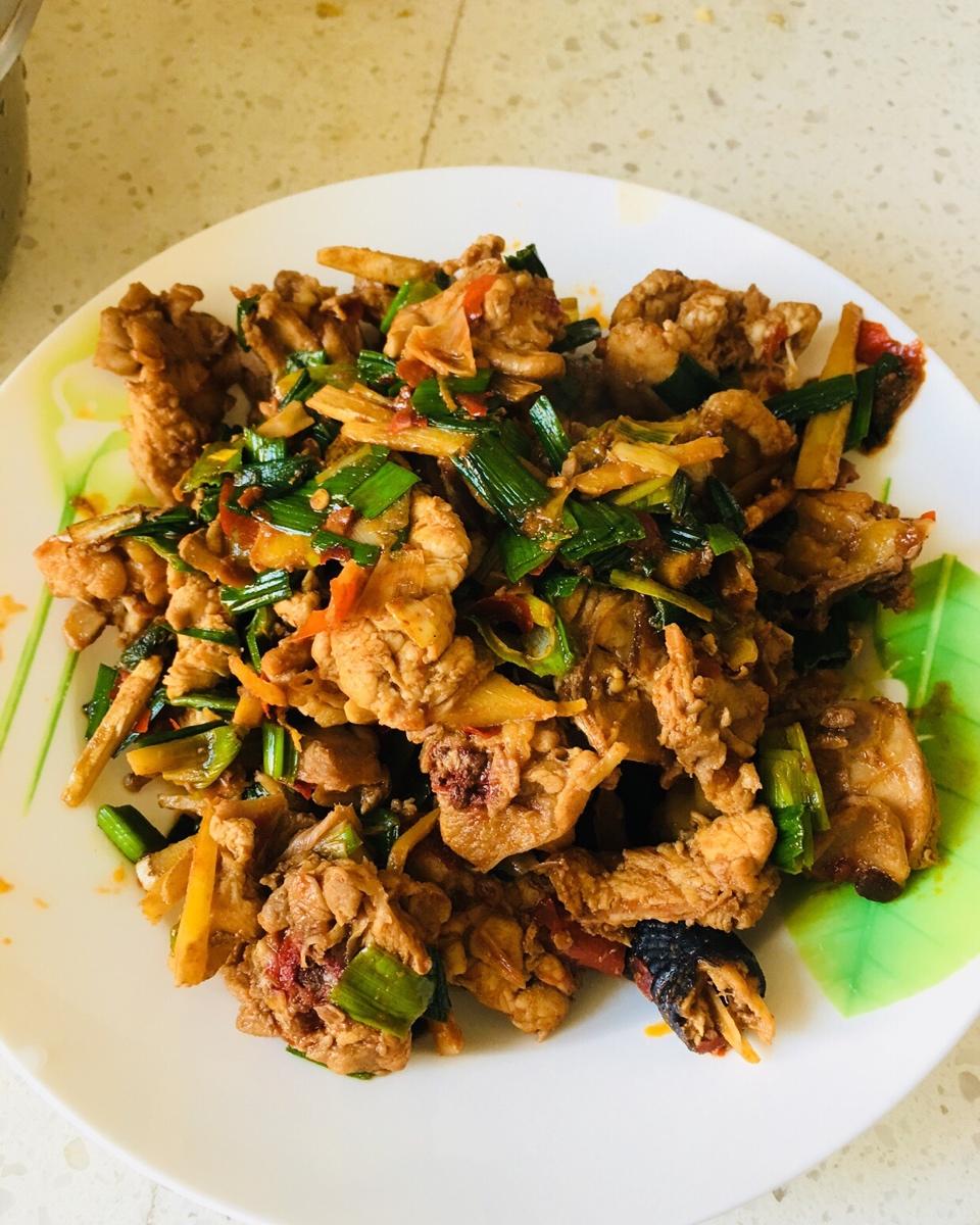 姜丝炒鸡肉