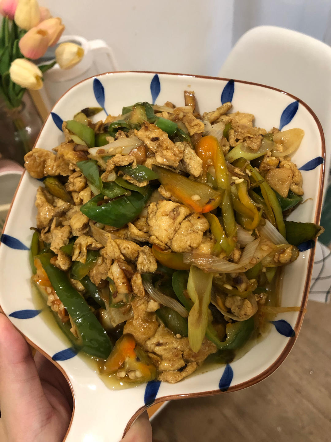 超下饭的大葱炒鸡蛋