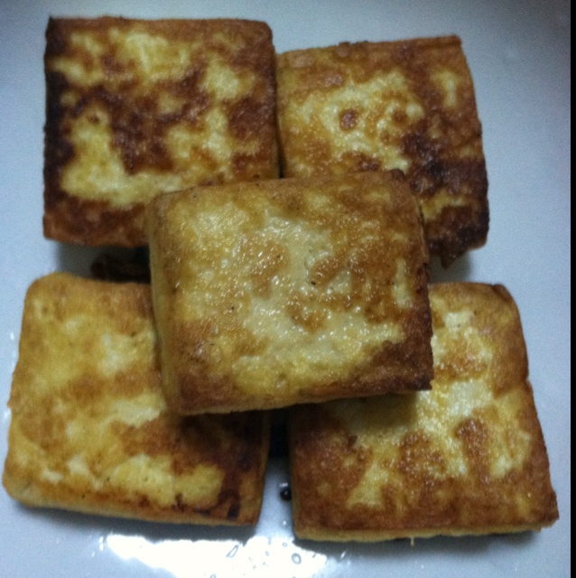 五香煎豆腐