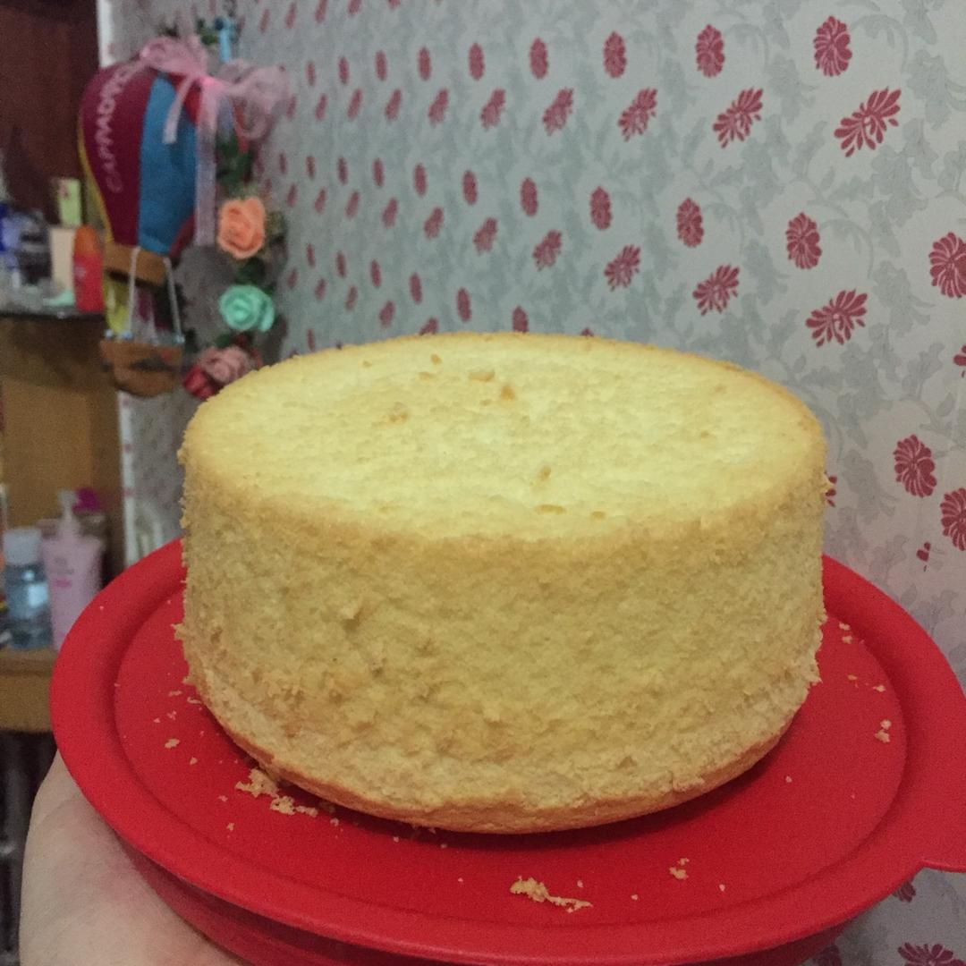 6寸原味戚风蛋糕