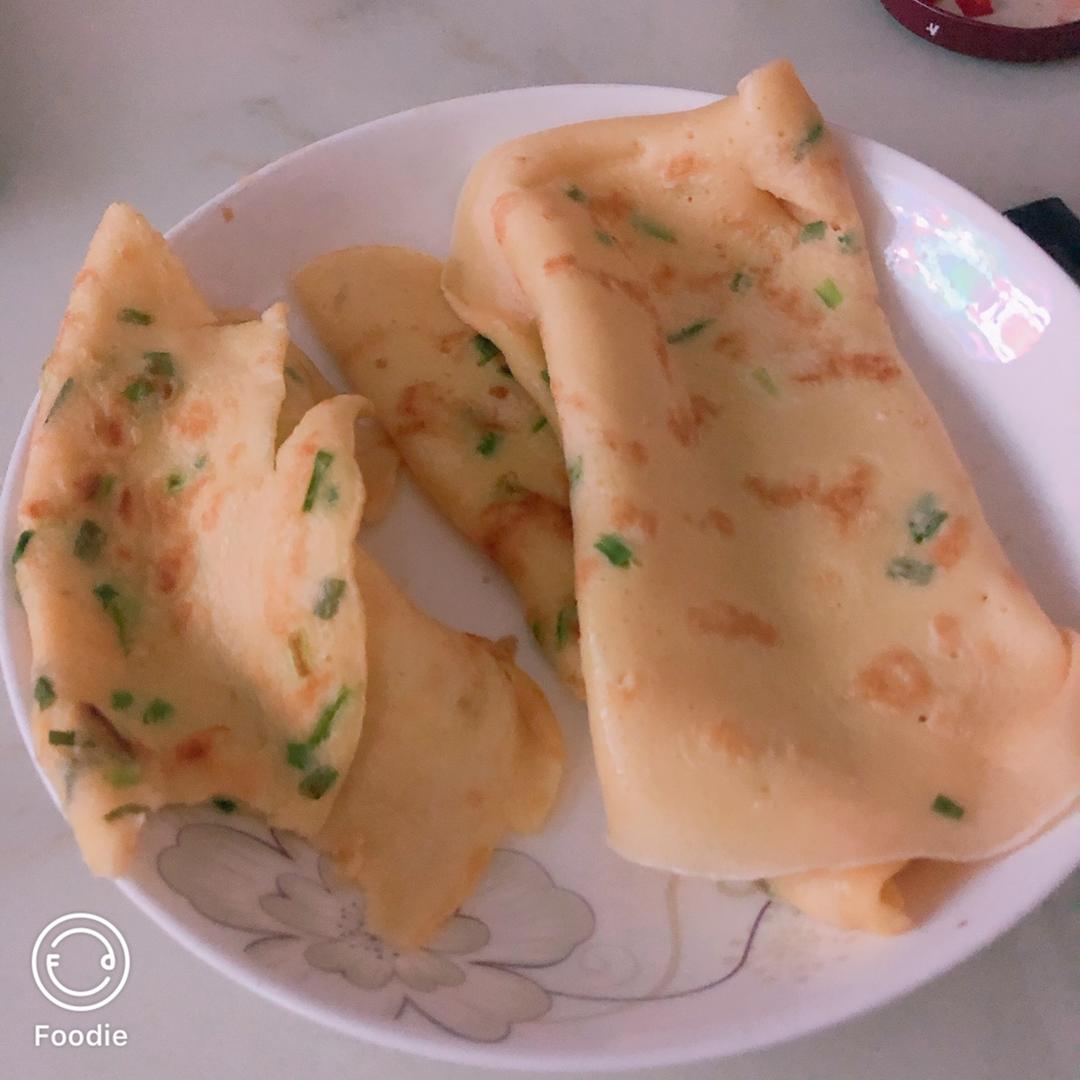 快速早餐鸡蛋葱花饼