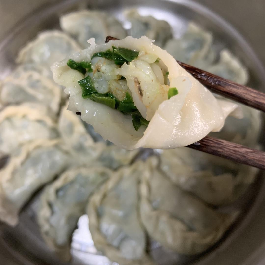 素馅烫面大蒸饺