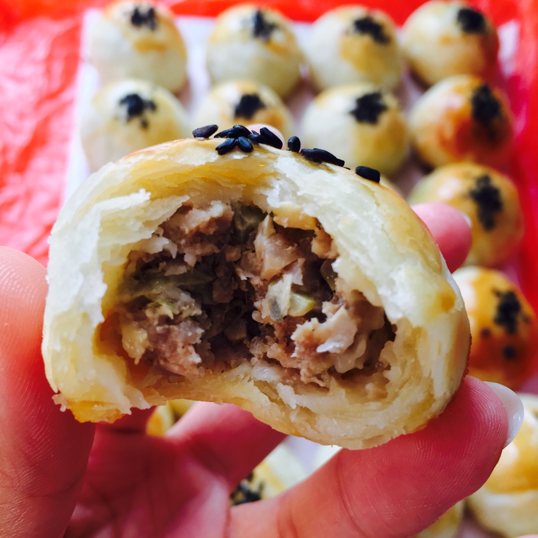 泳式鲜肉榨菜月饼