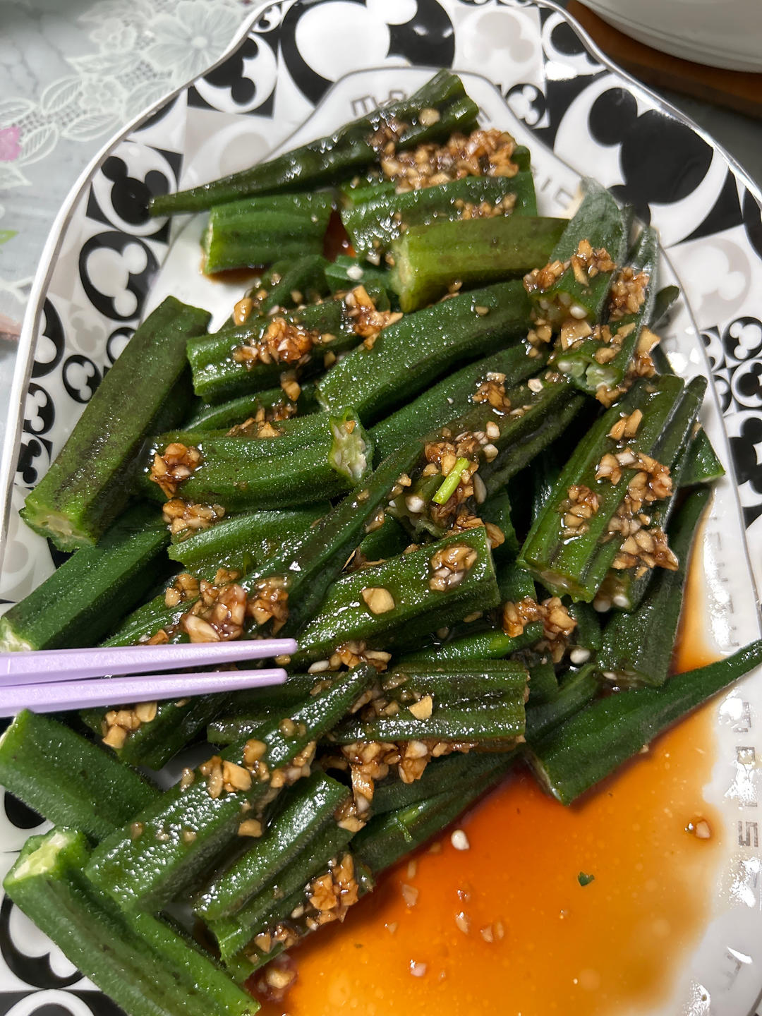 凉拌秋葵