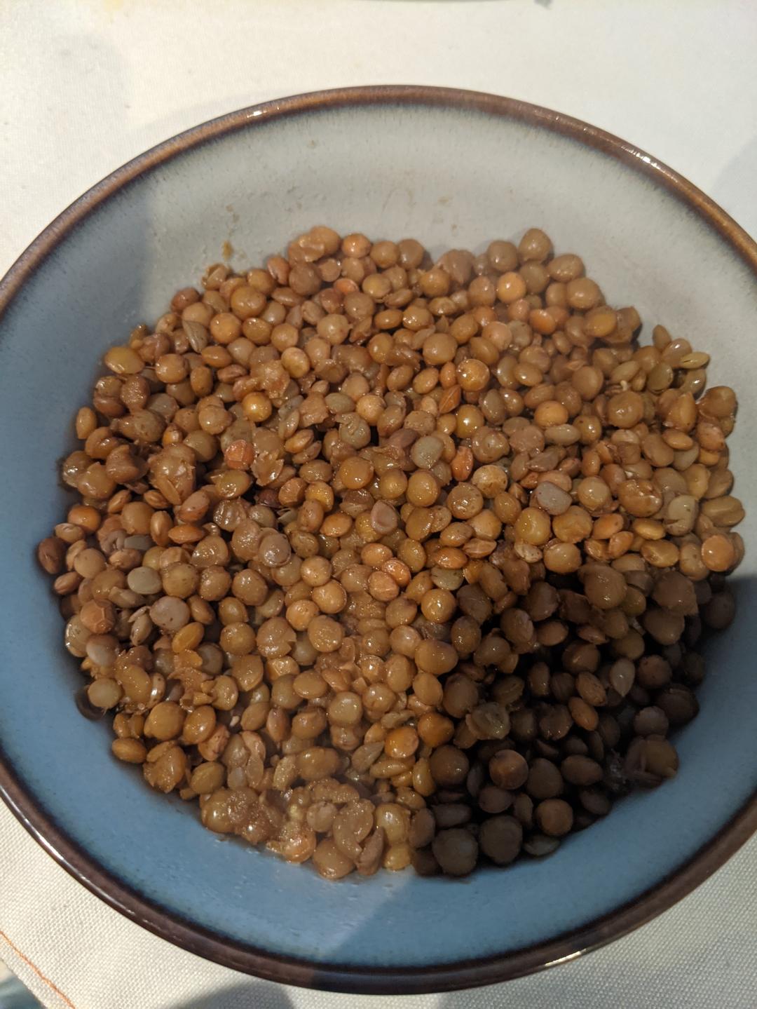 煮小扁豆(lentil)