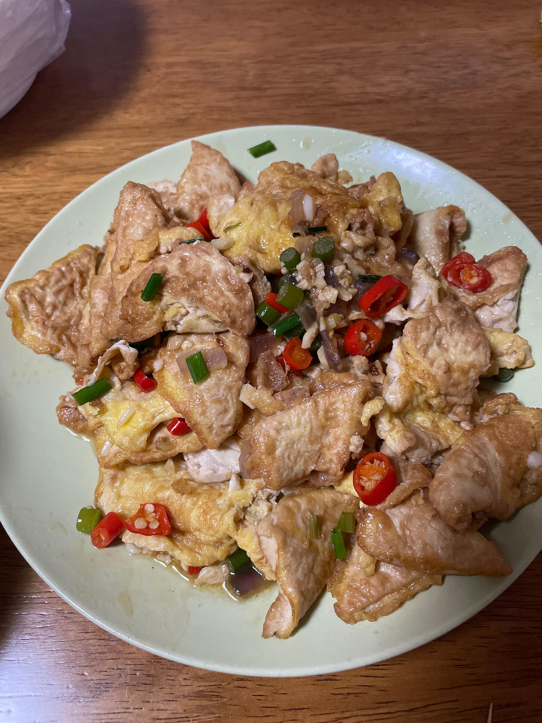 焖煎豆腐