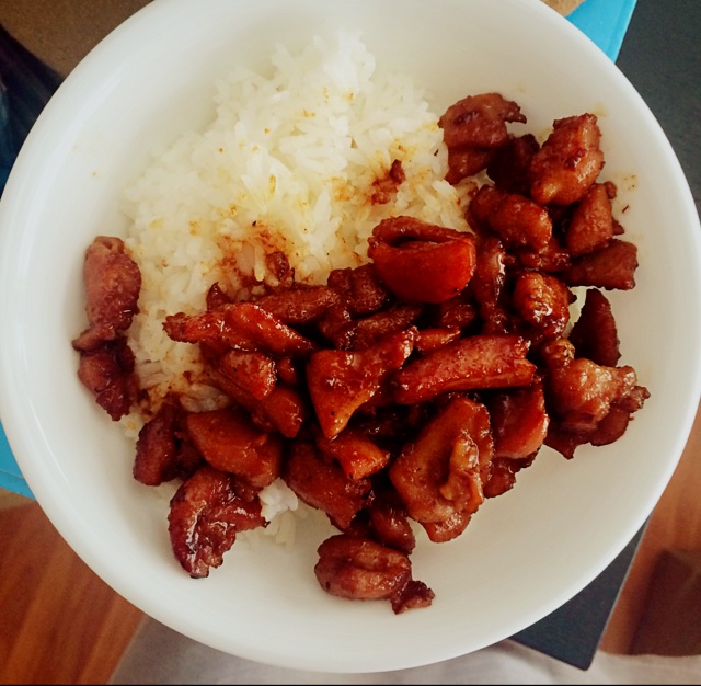 labrador版姜汁鸡肉盖饭