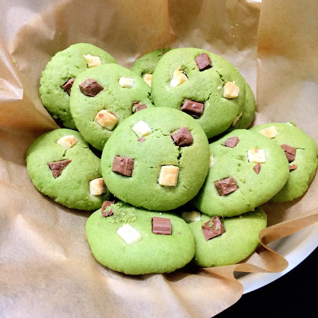 volcanooujisama做的抹茶巧克力软曲奇