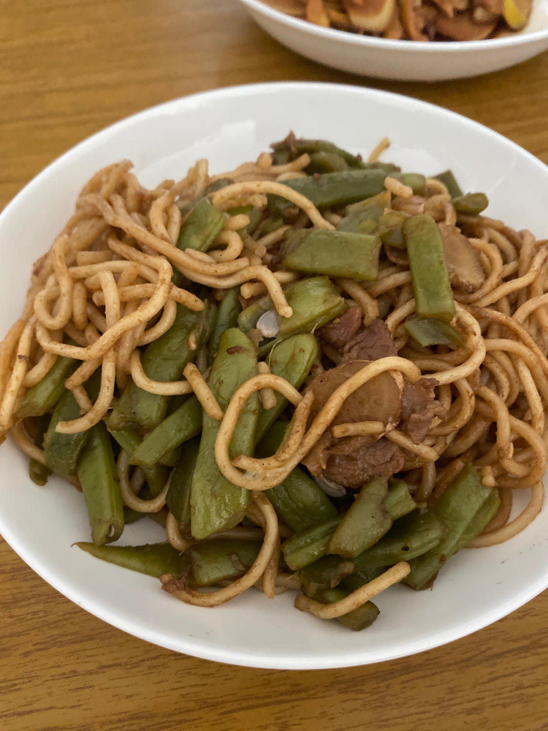 地道老北京扁豆焖面 豆角焖面 太好吃小心吃撑哦