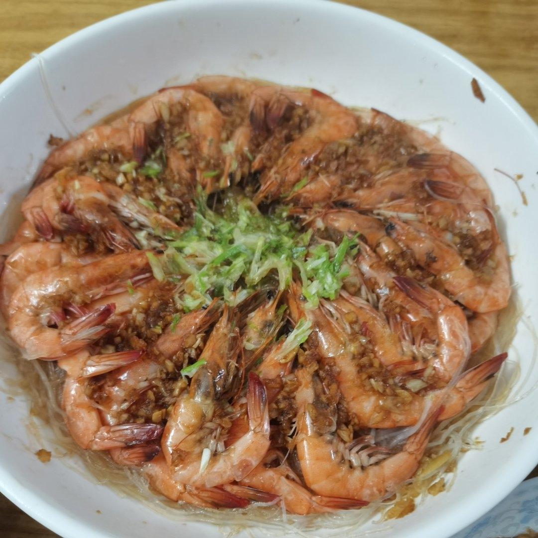 蒜蓉粉丝蒸大虾