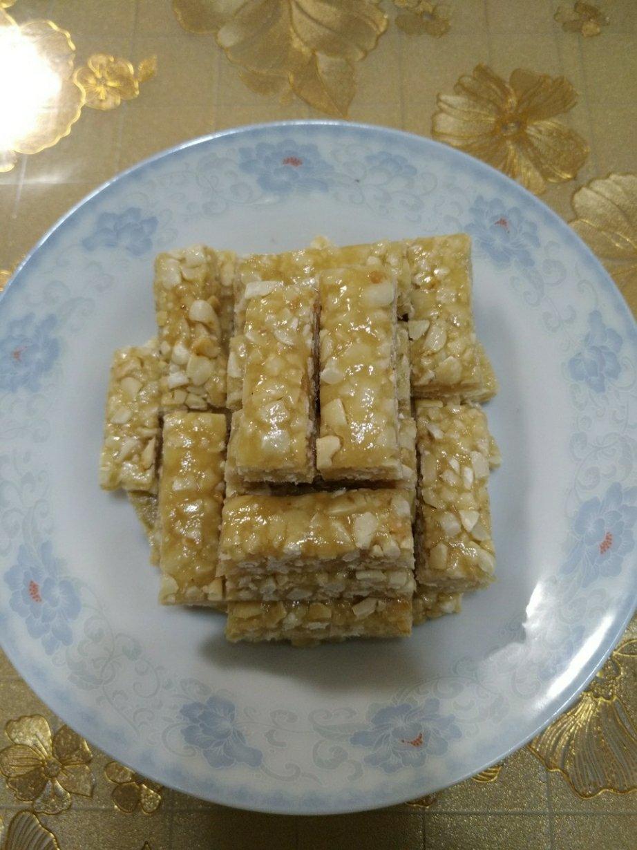 无水无油香脆花生糖