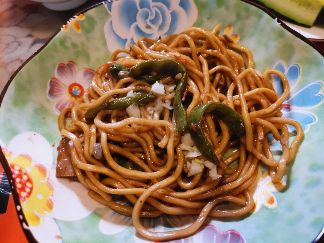 地道老北京扁豆焖面 豆角焖面 太好吃小心吃撑哦