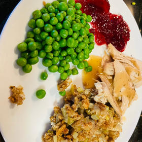 美式感恩节传统食物stuffing (火鸡填充物）