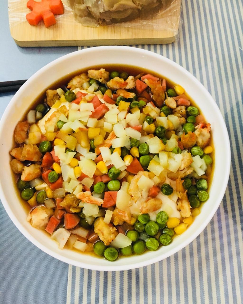 四喜蒸豆腐