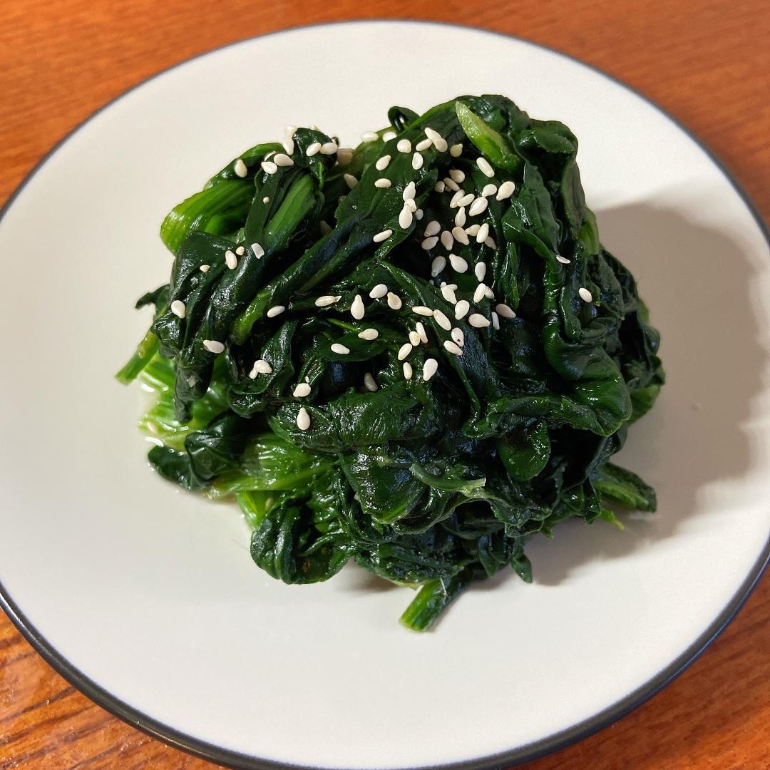 凉拌菠菜