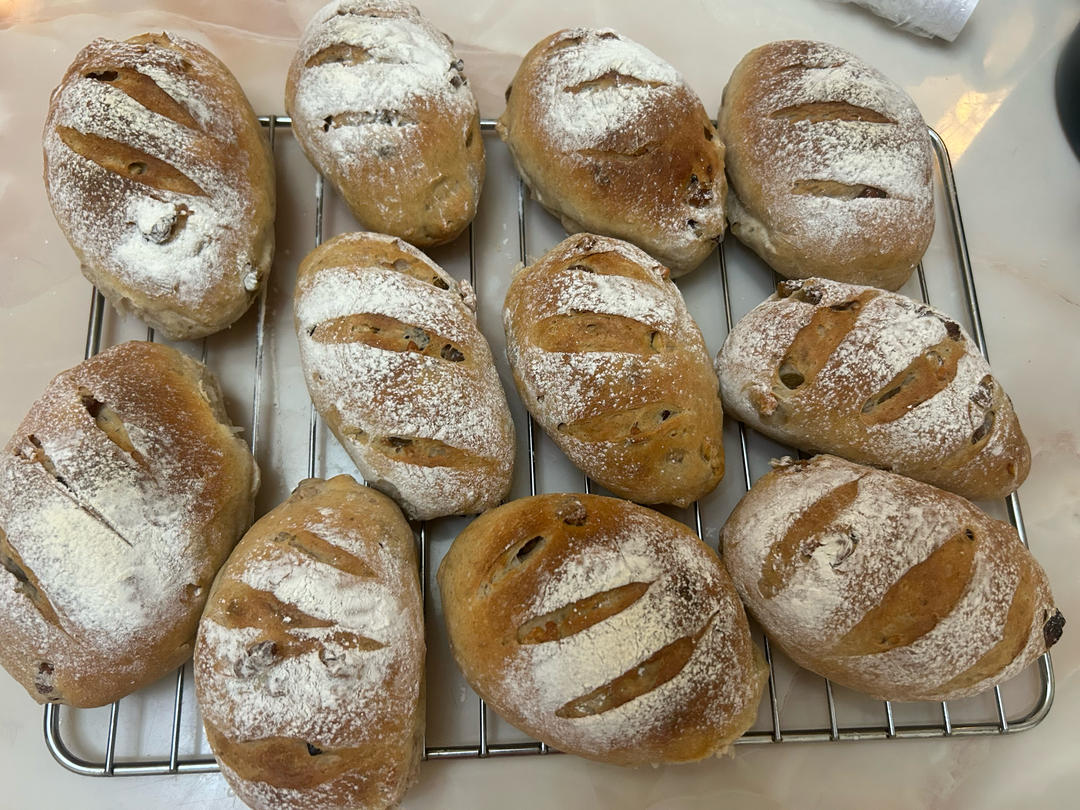 山姆同款无糖全麦坚果果干欧包，天天吃都不腻！